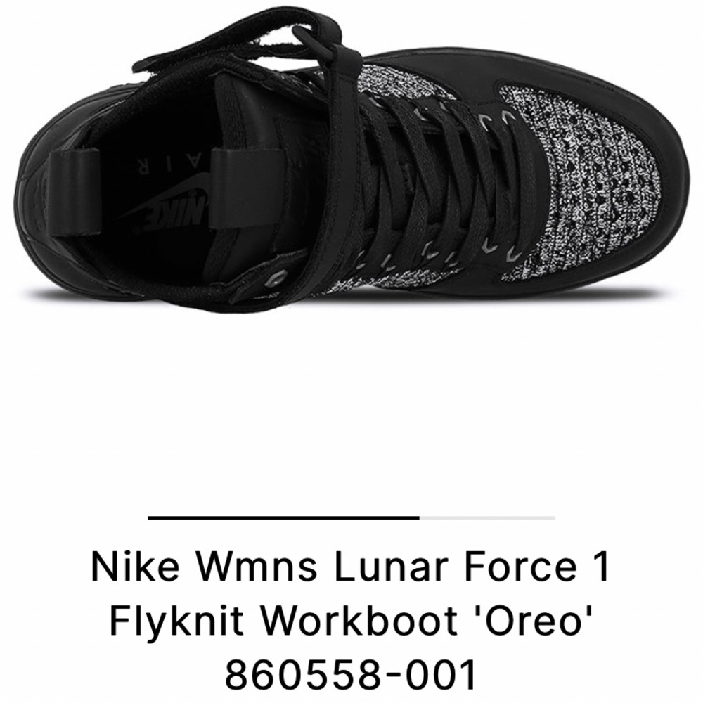 Nike woman lunar force one size 8.5 Oreo